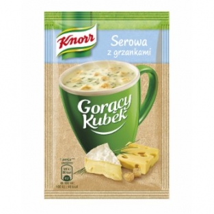 Knorr goracy kubek serowa z grzankami 21g