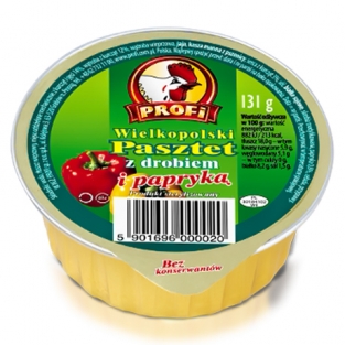 Profi kippenpastei met paprika 131g