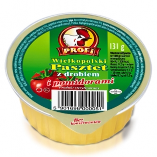 Profi kippenpastei met tomaten 131g