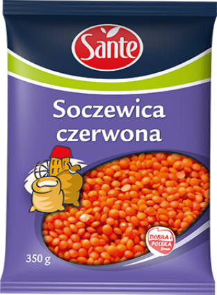 Sante soczewica czerwona 350g