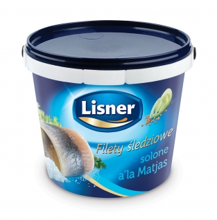 Lisner filety sledziowe a'la matjas 350/800g