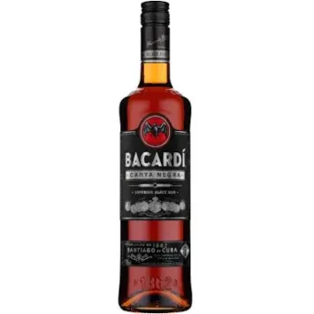 BACARDI Carta Negra alc 40% 0.70 ltr