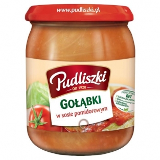 Pudliszki golabki w sosie pomidorowym 600g