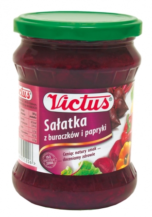 Victus salatka z buraczkow i papryki 470g