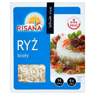 Risana witte rijst 4x100g