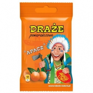 Skawa draze pomaranczowe 70g