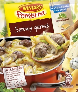 Winiary pomysl na serowy garnek 34g