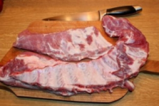 ŻEBERKA WIEPRZOWE PASKI EXTRA VAC OK.3KG